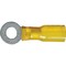 Gardner Bender Xtreme Ring Terminal, 600 V, 12 to 10 AWG Wire, 8 to 10 Stud, Nylon Insulation, Yellow AMT-106 - alternate 1