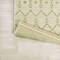 Jonathan Y Ourika Moroccan Geometric Textured Weave Cream/Green 2 ft. x 10 ft. Indoor/Outdoor Runner Rug SMB108M-210 - alternate 3