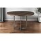 Homeroots 48" Brown And Gray Sled Base Dining Table 397605 - alternate 2