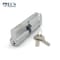 Ecs Hardware Durable Prem Profile Cylinder Single Sided Thumb Turn, 3-1/2in 90mm, Keyed Alike, US26D, Satin Chromium ECSH-EPCR-90-26D-KW1-KA10 - alternate 3