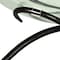 Homeroots 13" Clear And Black Glass And Metal Round Decorative Bowl With Stand 635499 - alternate 2
