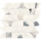 Daltile Gamma Natural Stone Patchwork Wall and Floor Mosaic Tile, 10PK M343PTCHWRKMSPL - alternate 3