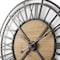 Homeroots 42" Black And Natural Iron And Wood Analog Round Wall Clock 609405 - alternate 3