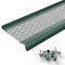 Waterlock Micromesh 6" Half Round Aluminum/SS Gutter Guard, Forest Green, 50ft WM-6HR-050-FGR - alternate 1