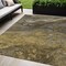 Homeroots 5' X 8' Brown Taupe And Chocolate Abstract Washable Indoor Outdoor Area Rug 577824 - alternate 1