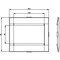 Siemens cover frame for door cutout 76.2 x 45.65 mm WxH accessory for: circuit 3VA9053-0SB10 - alternate 2