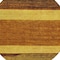 Homeroots 8' Terra Cotta Gold And Brown Round Abstract Washable Indoor Outdoor Area Rug 615304 - alternate 2