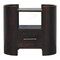 Homeroots 20" Mocha Solid Wood Round One Drawer Nightstand 722523 - alternate 1