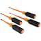 Klein Tools Screwdriver Set, Slim-Tip Insulated Phillips, Cabinet, Square, 4-Piece 33734INS - alternate 2