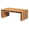 Bali & Pari Nevada Bohemian Light Honey Rattan Coffee Table 258-14166-ZORO - alternate 1