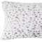 Homeroots Set of Two 12" X 20" White and Gray Faux Fur Lumbar Throw Pillows, 2PK 544574 - alternate 2