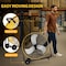 Edendirect 24in 3-Speed Portable High Velocity Drum Fan, Yellow, 1/3 HP, Turbo Blade, Low Noise IR-FAN7804 - alternate 4