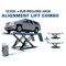 Atlas Automotive Equipment 12Asl Alignment Scissor Lift And Rj-6 Rolling Jacks Combo ATTD-12ASL-COMBO-FPD - alternate 1