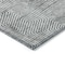 Homeroots 9' X 12' Silver And Gray Geometric Washable Indoor Outdoor Area Rug 594585 - alternate 3