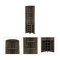 Homeroots 71in Dark Brown Wood Corner Bar Cabinet 479912 - alternate 2