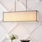 Jonathan Y Cole 42" 4-Light Minimalist Industrial Rectangular Linen Iron Linear LED Pendant, Oil Rubbed Bronze/B JYL1312A - alternate 5