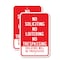 Signmission No Soliciting No Loitering No Trespassing Violators Wil, 18'' X 24'', Heavy Gauge Aluminum, 2PK A-1824-2PACK-2763 - alternate 1