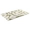 Lavish Home 2PC Bathroom Rug Set 100% Cotton Bath Mats w/ Textured Botanical Leaf Print for Boho Bathroom Decor ST-BATH5-BS - alternate 4