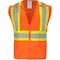 Ironwear Two-Tone Hi-Vis Safety Vest M Class 2 H Back, , Zipper 6 Pockets, ID Window 1287-OZ-RD-CID-MD - alternate 1