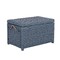 Happimess Jacob 31.5in Hand-Woven Wicker Storage Trunk, Blue HPM9003G - alternate 2