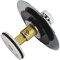 Keeney Mfg 5/16'' or 3/8'' Bathtub Drain Stopper with Polished Chrome Finish K826-36PC - alternate 3