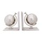 Homeroots 4.5" X 6.75" X 7.75" Alum Globe Bookend Set Of Two, 2PK 364199 - alternate 3