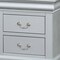 Homeroots 24" White Wood Two Drawer Nightstand 374197 - alternate 2