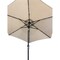 Seasonal Trends Tilt/Crank Market Umbrella with LED Lights, 94.4 in H, 106.2 in W Canopy, 106.2 in L Canopy 59792 - alternate 2