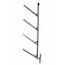 Mytee Products 4 Tier Shipping Container Pipe Rack w/ 18 inx64 in - Black Powder Coated Steel Rack CNT-PIPERACK - alternate 3