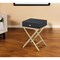 Homeroots 24" Gold And Black Solid Wood End Table With Drawer 286067 - alternate 2