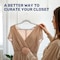 Simple Deluxe HealSmart Velvet Hangers, Space Saving Clothes Hangers, Grey, 50PK HKHANGVELVET50GRY - alternate 3