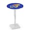 Holland Bar Stool Co 36" Chrome Kansas Pub Table, 36" dia. Top L217C3636KnsasU - alternate 1