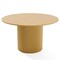 Homeroots 52" Brown Solid Wood Pedestal Base Round Top Dining Table 720974 - alternate 1