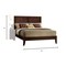 Homeroots Espresso King Bed Frame 285862 - alternate 2
