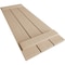 Ekena Millwork Rustic Three Board Spaced Board-n-Batten Rough Cedar Faux Wood Shutters, 17 1/2W x 32H, PR SHUBSS17X32RCPR - alternate 5