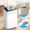 Edendirect 135 pt 6000 sq ft Commercial Dehumidifier in White with Pump Large Bucket Automatic Defrost ZR-2001EE - alternate 2