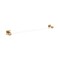 Amerock Glacio Clear/Champagne Bronze Contemporary 24 in 610 mm Towel Bar BH36064CCZ - alternate 1