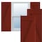 Ekena Millwork True Fit PVC Four Board Joined Board-n-Batten Shutters w/Z-Bar, Pepper Red , 21 1/2W x 32H, PR TFP102BBF21X032MR - alternate 1
