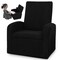 Homeroots Kids Black Comfy Upholstered Recliner Chair with Storage 397760 - alternate 2
