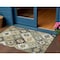 Homeroots 3' X 5' Fern Green Gold And Charcoal Southwestern Washable Indoor Outdoor Area Rug 632263 - alternate 1