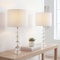 Jonathan Y Nala 28.5" Crystal LED Table Lamp, Clear/Chrome, 2PK JYL5002A-SET2 - alternate 3