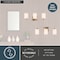 Vaxcel Park Ridge 3-Light Vanity Light, Champagne Gold, Frosted White Glass, 22-In. Wide W0572 - alternate 3