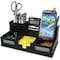 Victor Technology Desktop Organizer, Black, Wood, 5-1/2 in. H 9525-5 - alternate 1