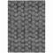Homeroots 9' X 12' Black Gray And Ivory Geometric Washable Indoor Outdoor Area Rug 583328 - alternate 3