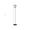 Homeroots 66" Black Floor Lamp With Gold Mercury Glass Globe 523358 - alternate 2