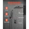 Vevor Shower Faucet Set 12" Square Rain Shower Head and Hand Set Matte Black BF12-321N - alternate 5