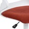 Homeroots White and Red Adjustable Height Swivel Rolling Office Chair 568073 - alternate 2