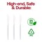 Smarty Had A Party Silver with White Handle Moderno Disposable Plastic Dinner Knives (240 Knives), 240PK 9320-SWK-CASE - alternate 3