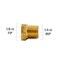 Proline Series Brass 1/4-in MIP x 1/8-in FIP Hex Bushing BF-738NLB - alternate 2