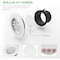 Ipower 4 Inch Round Air Vents Louver ABS Soffit Grille Cover with Built-in Screen Mesh, White, 3PK GLVENT4ABSLOUVER - alternate 3